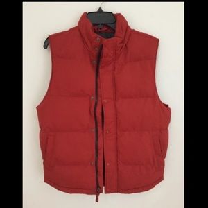 New, Men’s Orange St. John’s Bay Puffy Vest sz. S